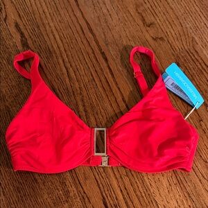 Melissa Odabash Red Bikini Top